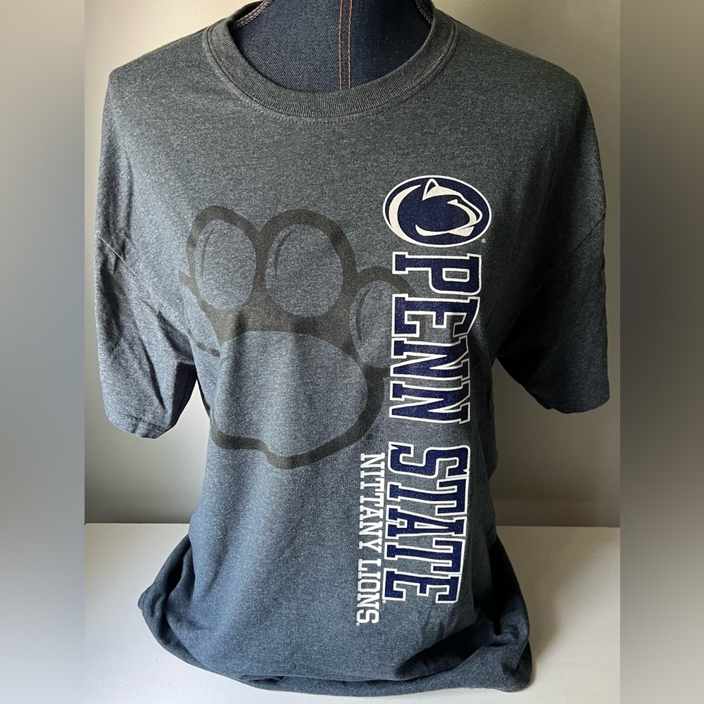 Penn State Nittany Lions Blue Grey Size Large T-Shirt